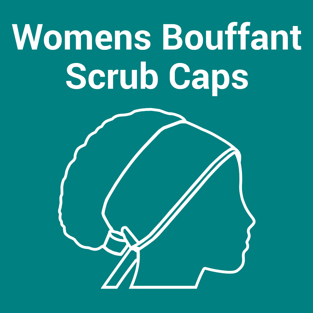 Womens Bouffant Scrub Caps