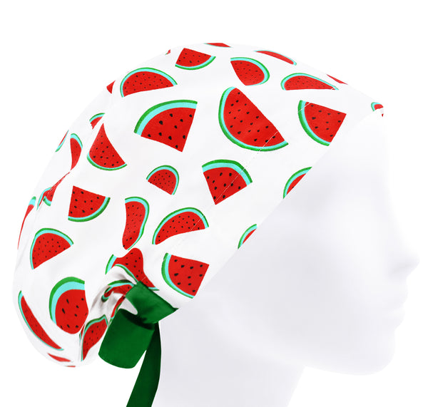 Watermelon scrub cap women, scrub hat summer, surgical cap, berries surgical hat, women scrub hat, berries nurse cap, surgery cap melon