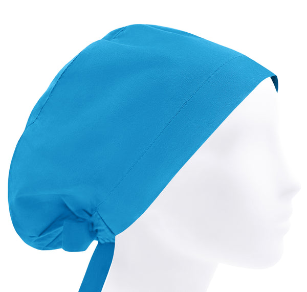 Turquoise scrub cap, solid scrub hat, surgical hat