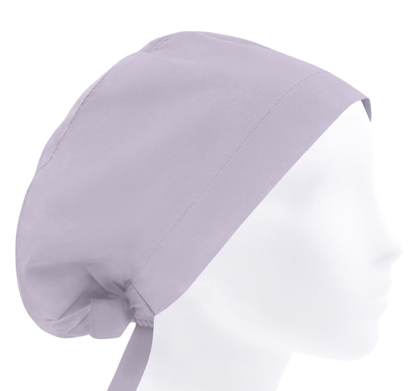 Solid gray scrub cap, scrub hat, surgery cap, doctor hat
