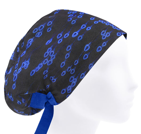 Sperm scrub cap, fertility scrub hat, IVF REI surgical scrub hat cap women