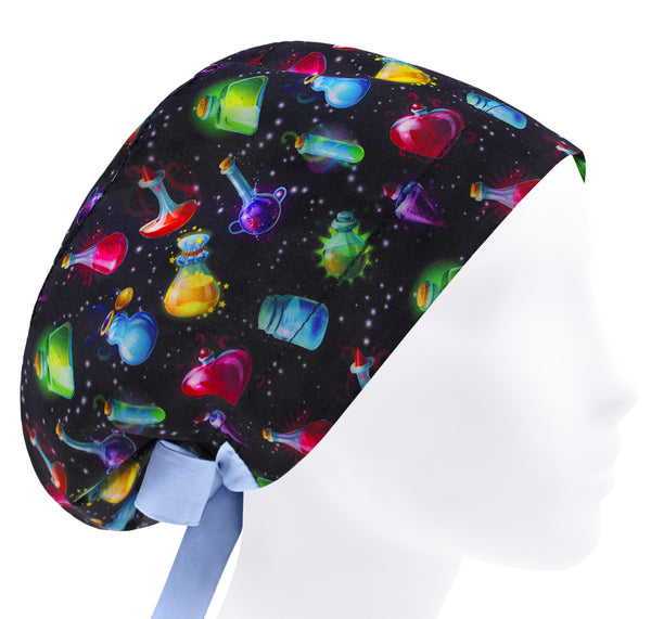 Scrub hat potion, surgical cap, alchemy scrub cap for women