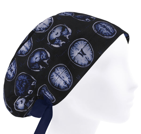 MRI scrub cap women, CT scan surgical scrub hat, brain scan scrub hat