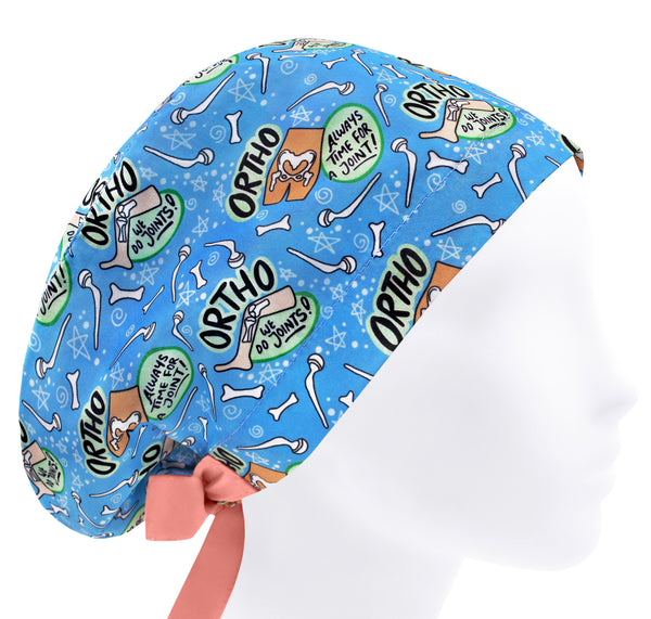 Bones scrub cap, surgical cap women, ortho scrub hat