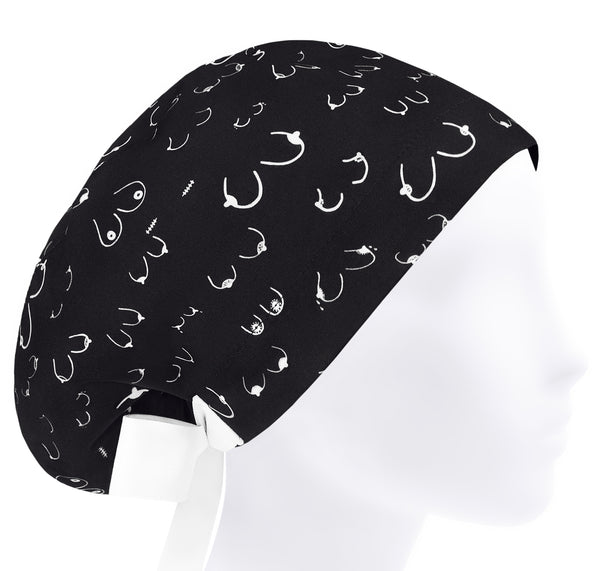 Breast scrub cap, surgical cap women, plastic surgeon scrub hat