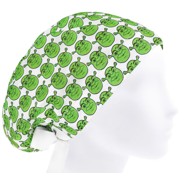 Funny themed surgical cap for women, cartoon scrub cap, nurse scrub hat