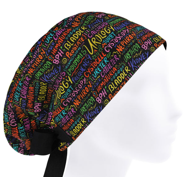 Urology scrub cap, scrub hat kidney, nephrology surgical cap women