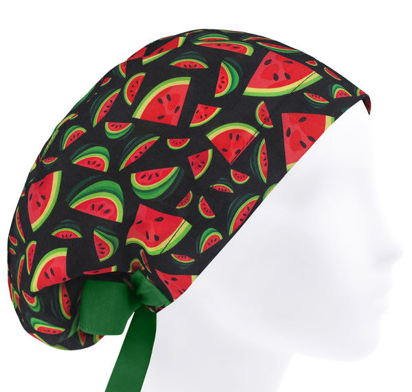 Watermelon scrub cap, scrub hats summer, surgical caps women, berries surgical hat, womens scrub hat, berries nurse caps, surgery caps melon