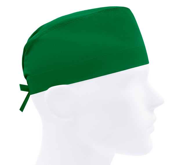 Surgical cap men, scrub caps, scrub hats plain, surgery hat, solid green nurse cap