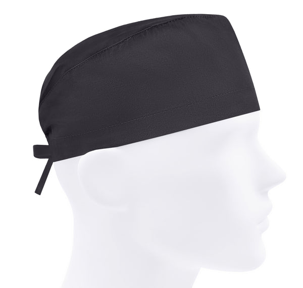 Scrub caps men, surgical cap solid, scrub hats plain, nurse hat dark gray, anthracite