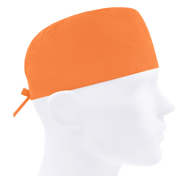 Scrub caps for men, scrub hats, surgical hat, nurse cap plain, surgeon cap solid orange