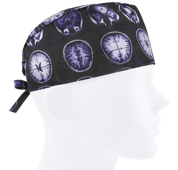MRI scrub cap men, scrub hat brain scan, surgical hat brain