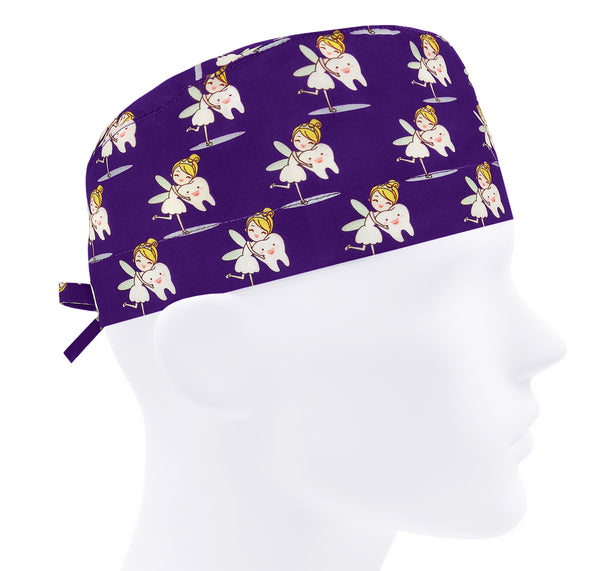 Tooth fairy surgical cap men, scrub hat dentist, scrub cap, surgery hat dental
