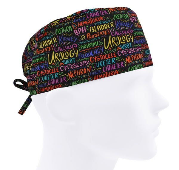 Surgical cap urology for men, nephrology scrub cap, scrub hat