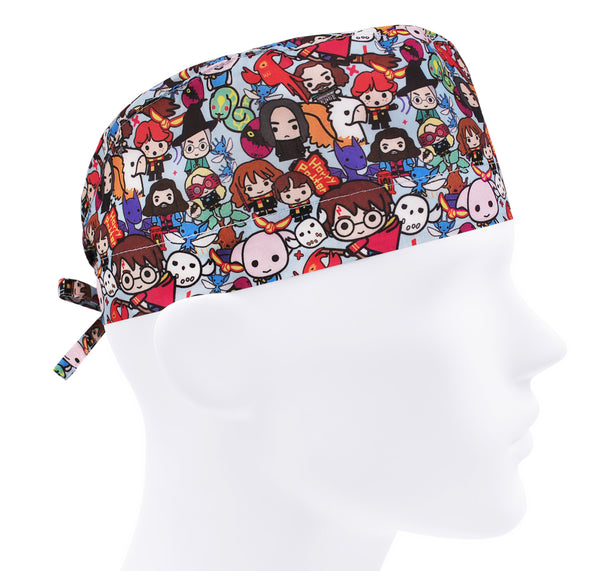Magic scrub cap for men, cool fantasy surgical cap, wizard scrub hat