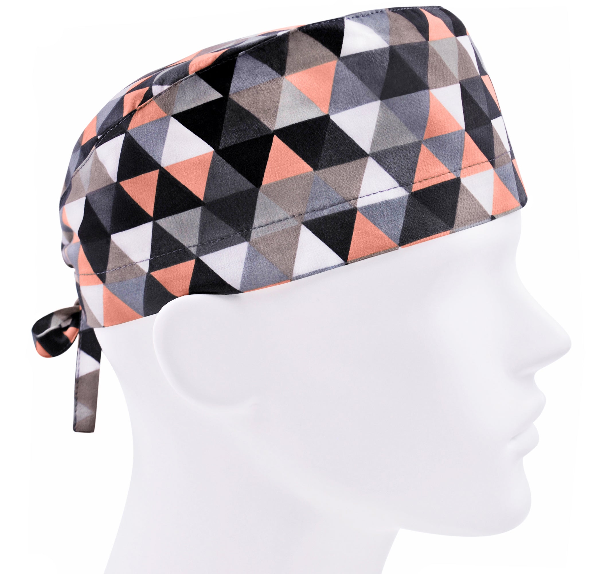 Cap Geometry Surgical cap geometry men, scrub cap, black gray scrub hat – SCRUB-CAPS