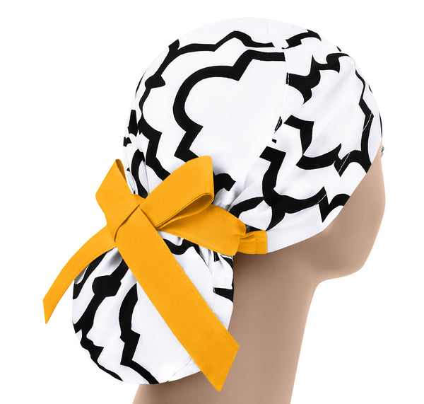 Womens Ponytail Scrub Cap Morocco, Cute Scrub Hat, Surgical Cap
